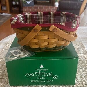 Longaberger tree trimming basket set - new in box!